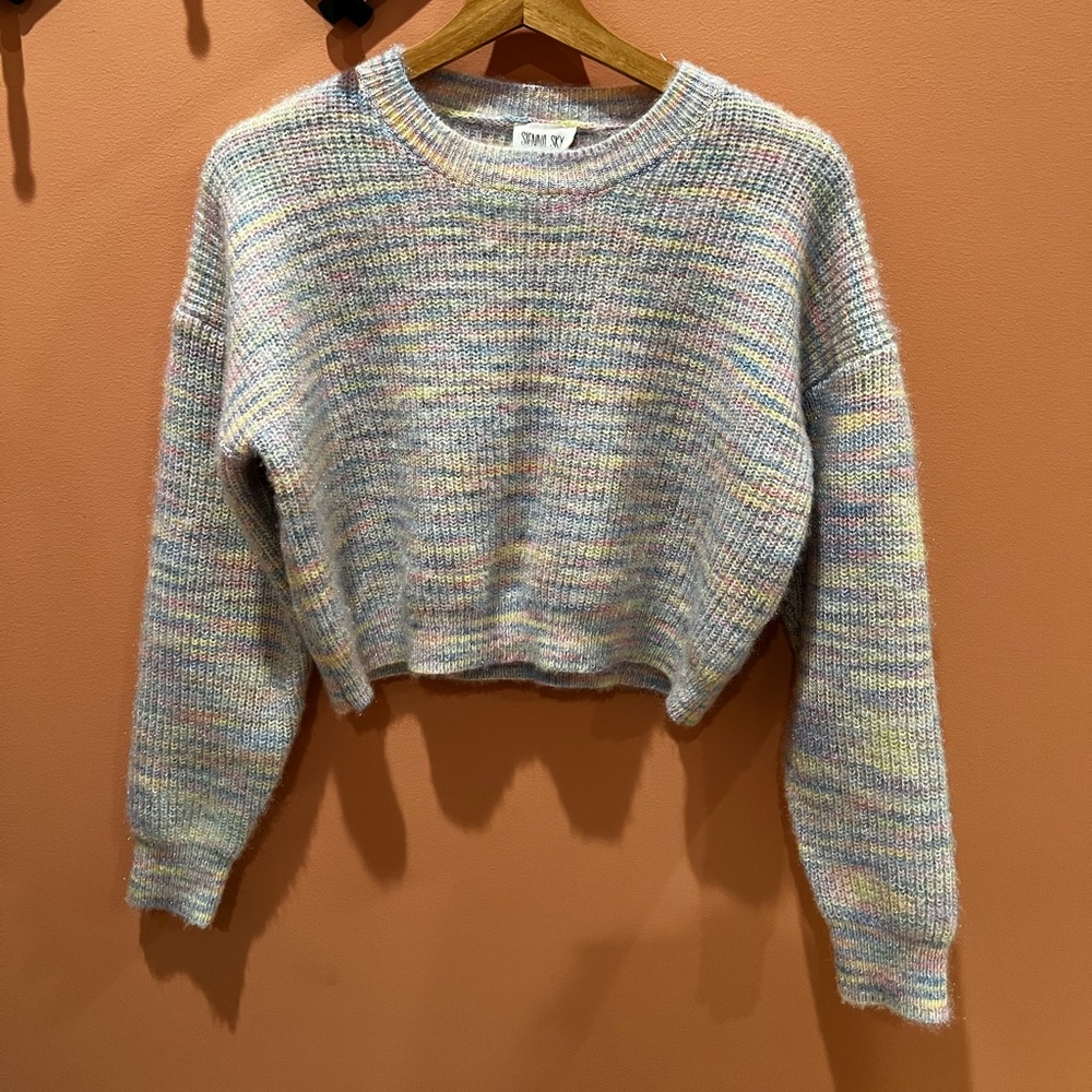 Pastel cropped sweater